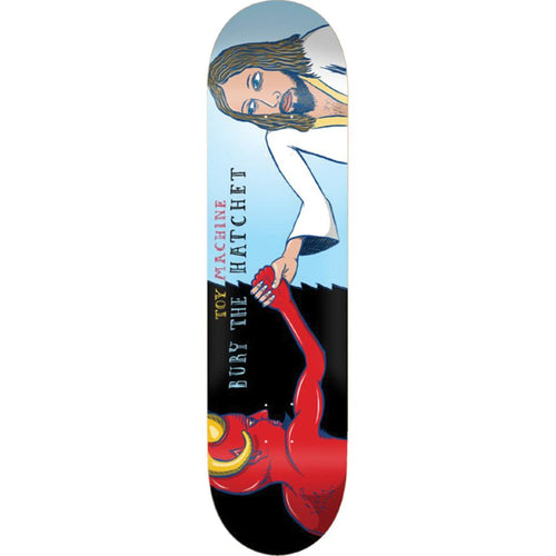 Toy Machine Bury The Hatchet Symmetrical Skateboard Deck 8.25 inch
