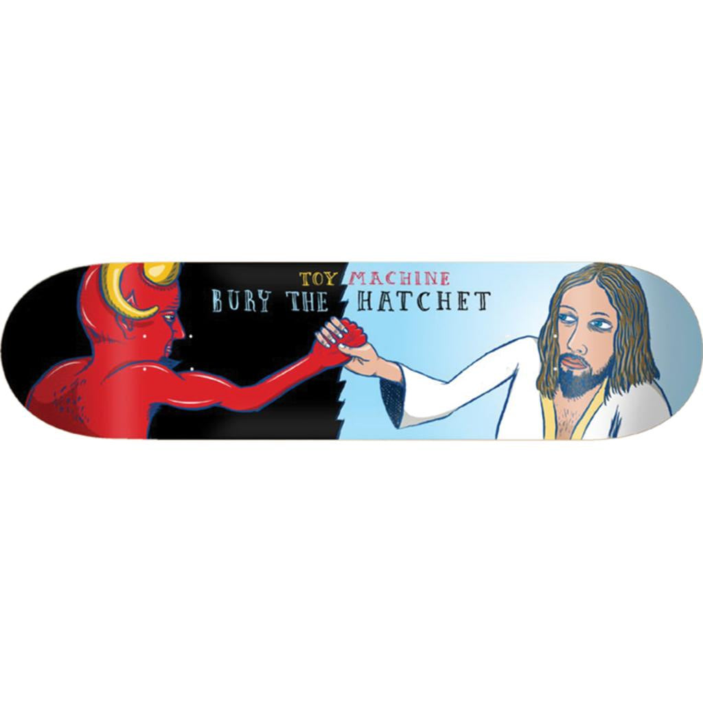 Toy Machine Bury The Hatchet Symmetrical Skateboard Deck 8.25 inch