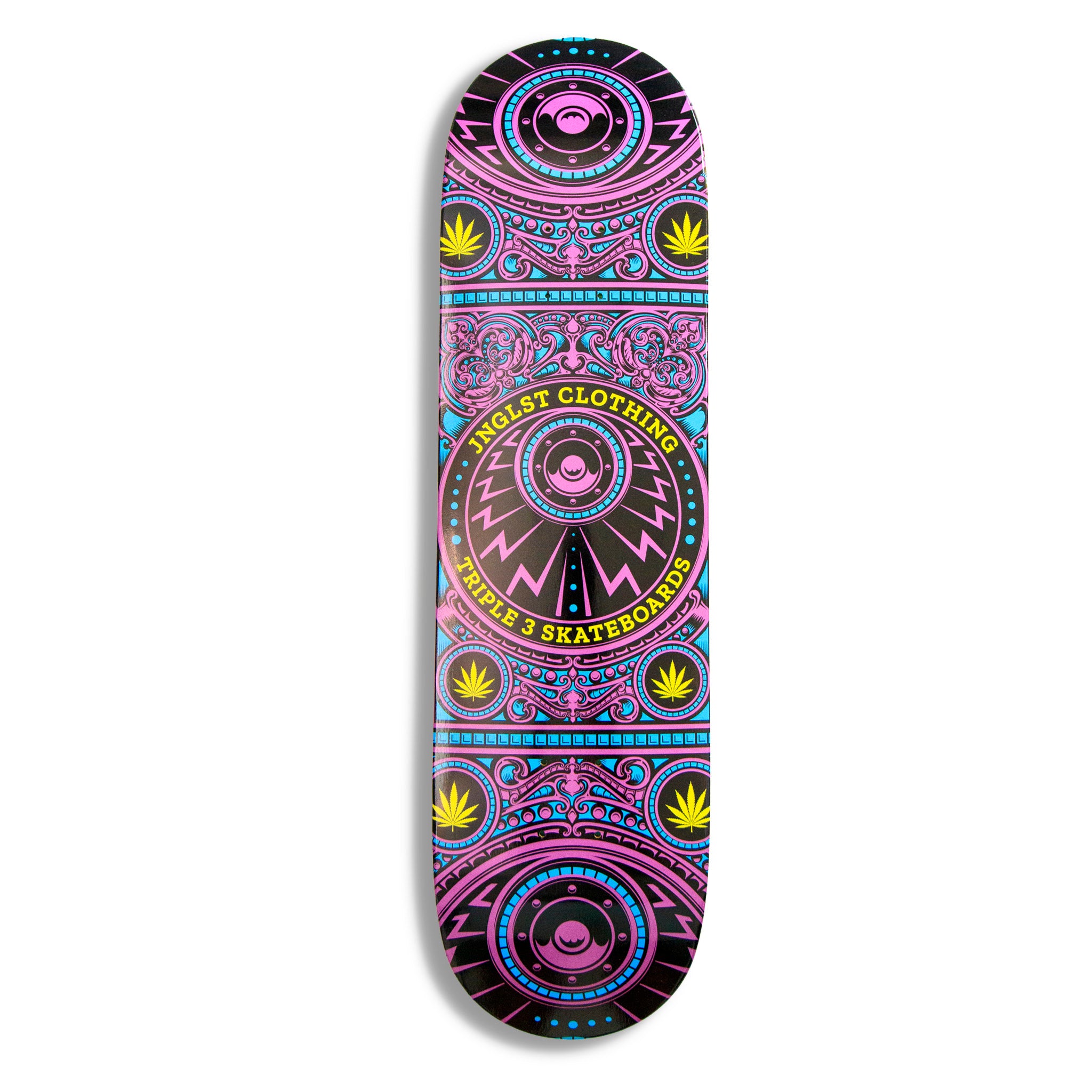 Triple 3 Purple Skate Life 8.50" Skate Deck