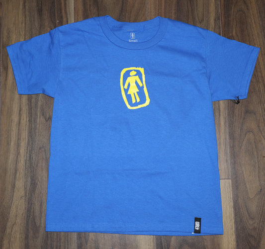 Girl Youth Sketch OG Tee Royal Blue