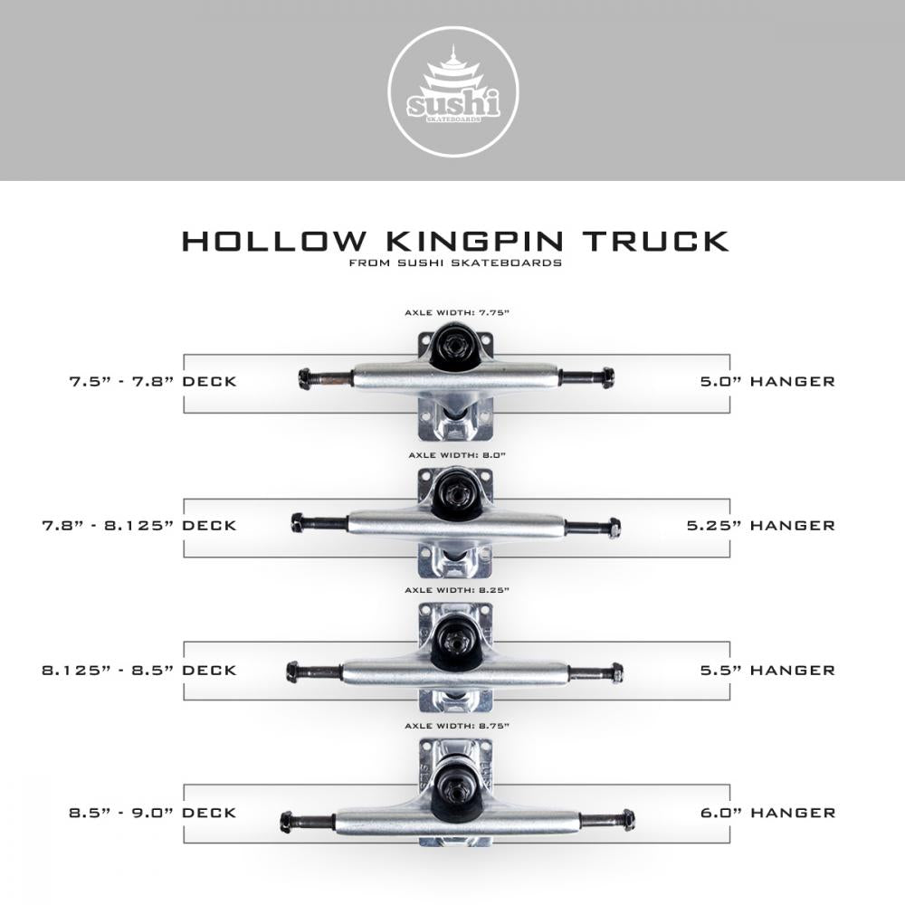Sushi Truck Hollow Kingpin Polished (Pair)