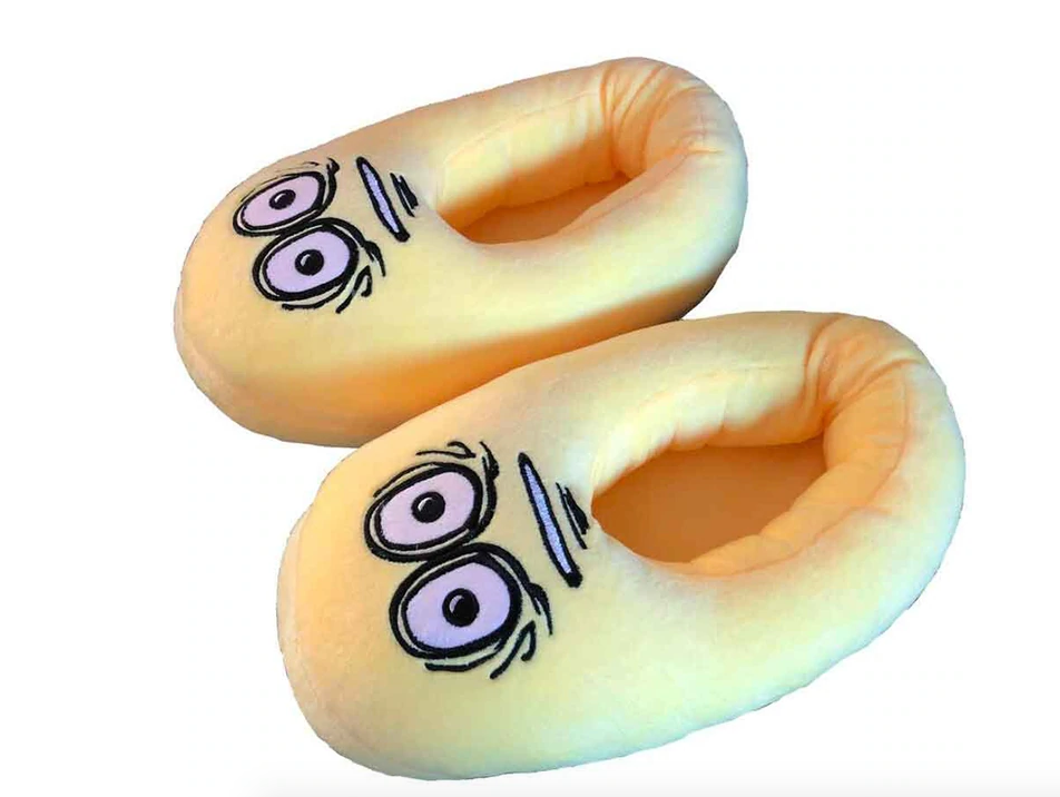 HEROIN HOUSE EGG SLIPPERS