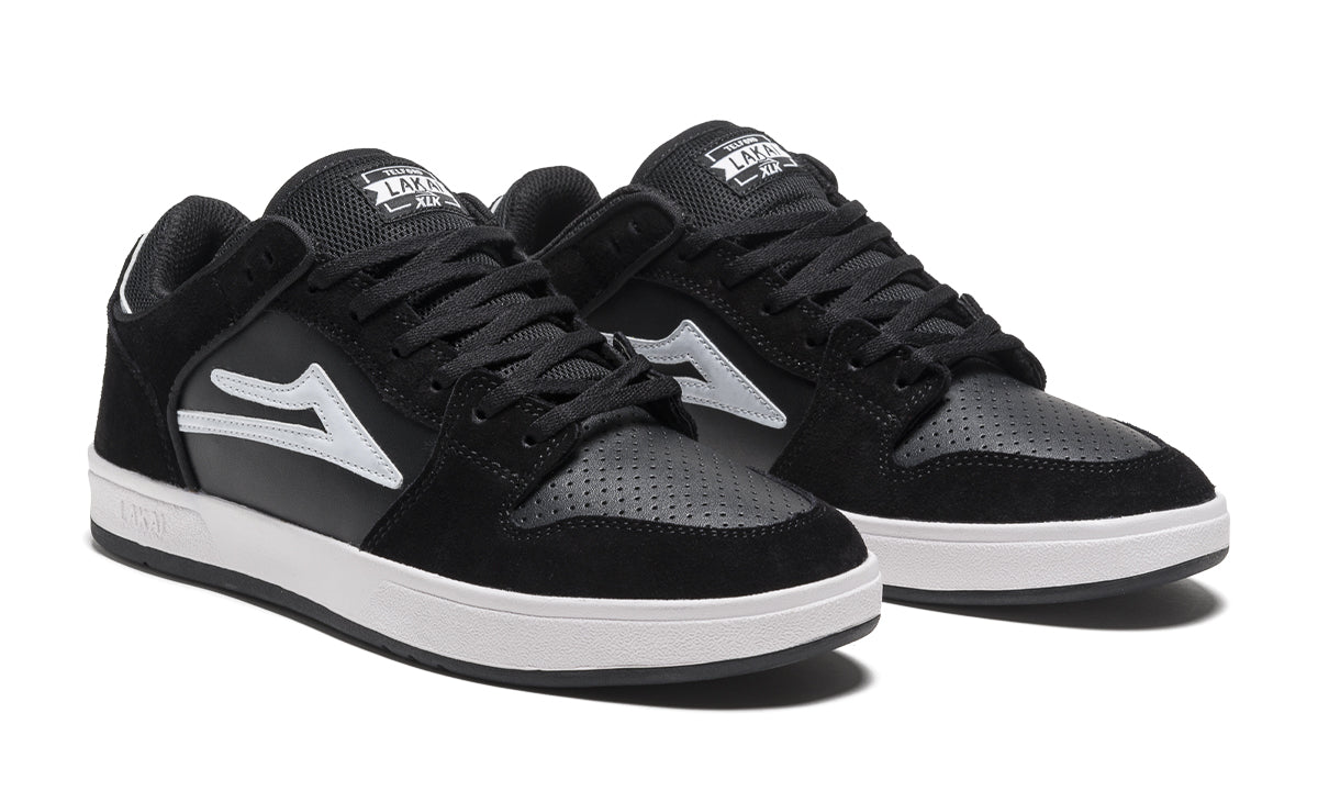 Lakai Telford Low Black White Suede